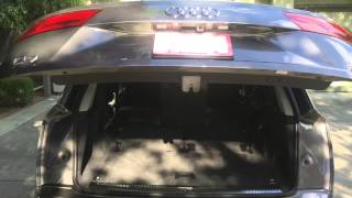 2017 Audi Q7 hands free tailgate foot kick operation