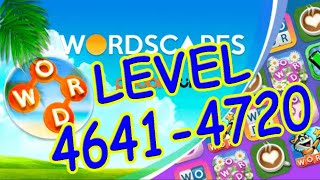 WordScapes Level 4641-4720 Answers | Thrive screenshot 2