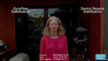 Stabilizing BMPCC4K footage using GyroFlow versus Davinic Resolve.  Could this replace gimbals?