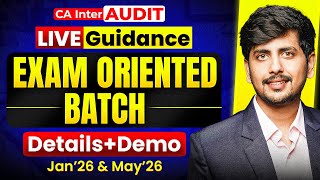 CA Inter Audit Chapter 1 | Booster Batch Demo | Sep’26 & Jan’27 | Saksham Jain