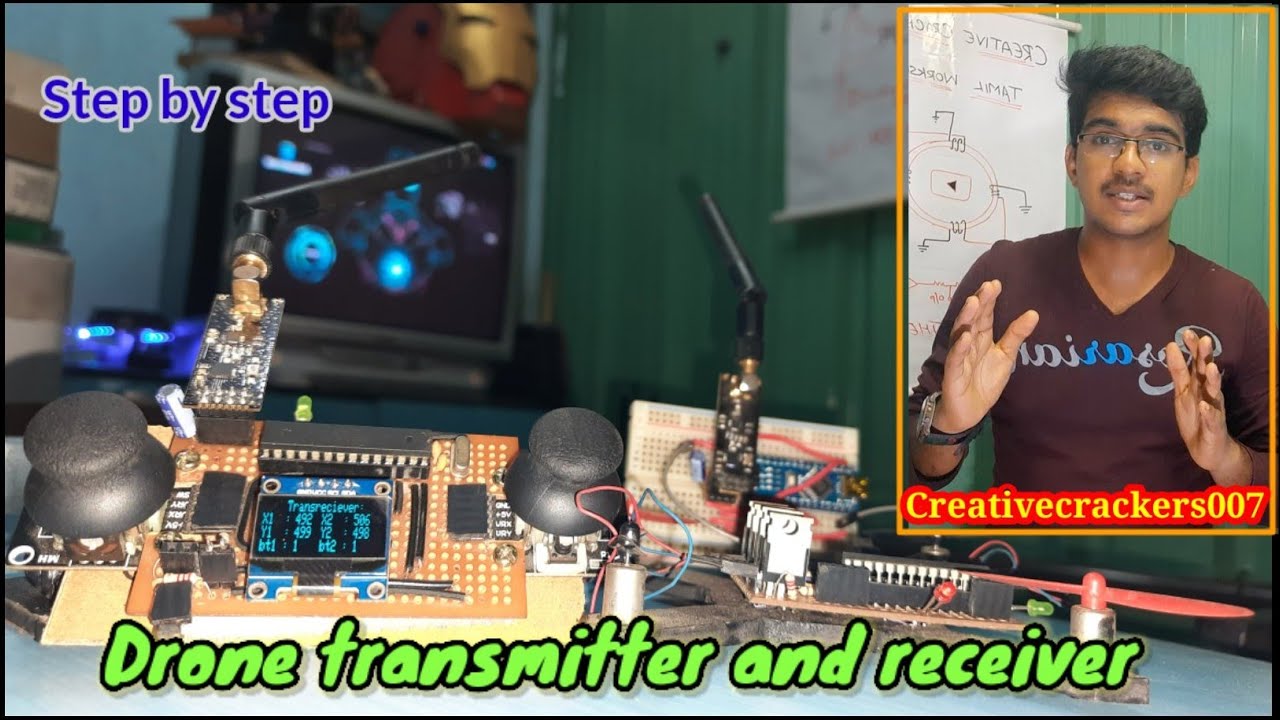 How to make drone at home part 1 making of transmitter of range 1km