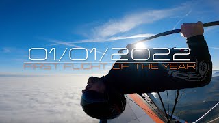 [ 4K ] 01/01/2022 First Flight of the Year ( Hang Gliding )