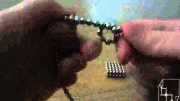 Bucky Balls Magnetic Cube Puzzle Solved (cybercube - UNIXCUBE!) BuckyBalls Bankrupt