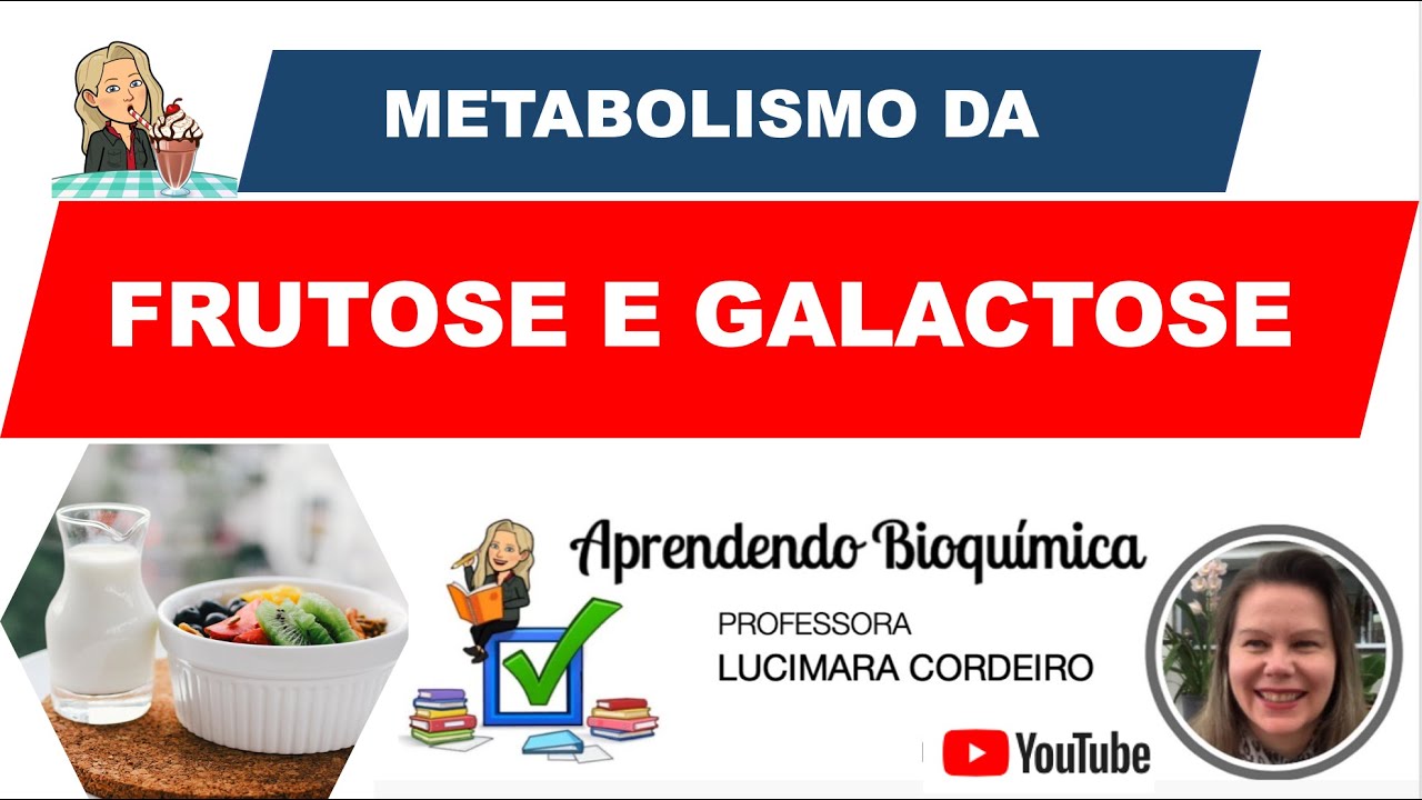 BIOQUÍMICA | CARBOIDRATOS | Metabolismo da frutose e galactose - YouTube