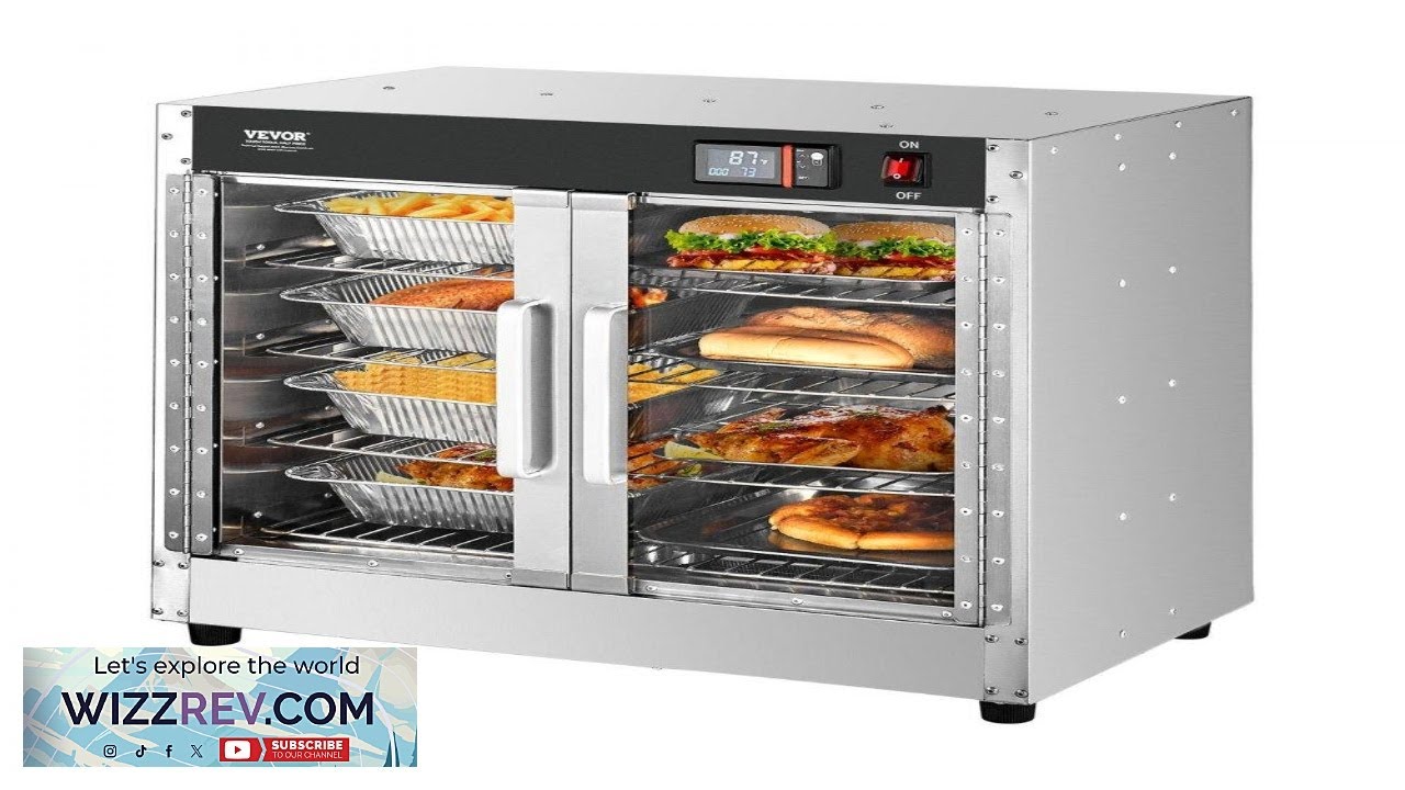 VEVOR commercial food warmer cabinet 4 Tier & Durable