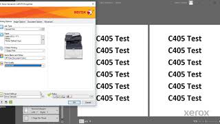 Xerox® VersaLink® C405 Color Multifunction Printer Saved Job - YouTube