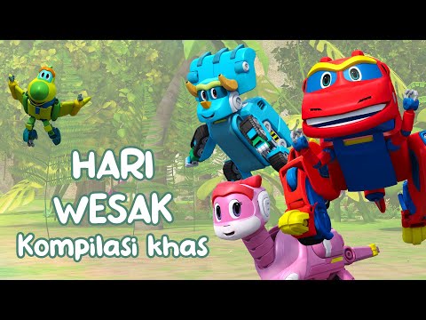 [ 30 min ] KOMPILASI KHAS HARI WESAK | Gogodino | kids cartoon | dinosaur rescue