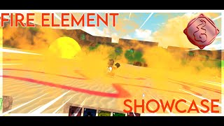 Roblox | Elemental Battlegrounds | FIRE ELEMENT SHOWCASE