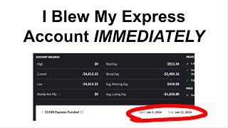 I Blew My First Funded Account in 8 DAYS