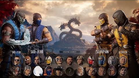 Mortal Kombat 1 But MKX Style Scorpion Vs Sub-Zero