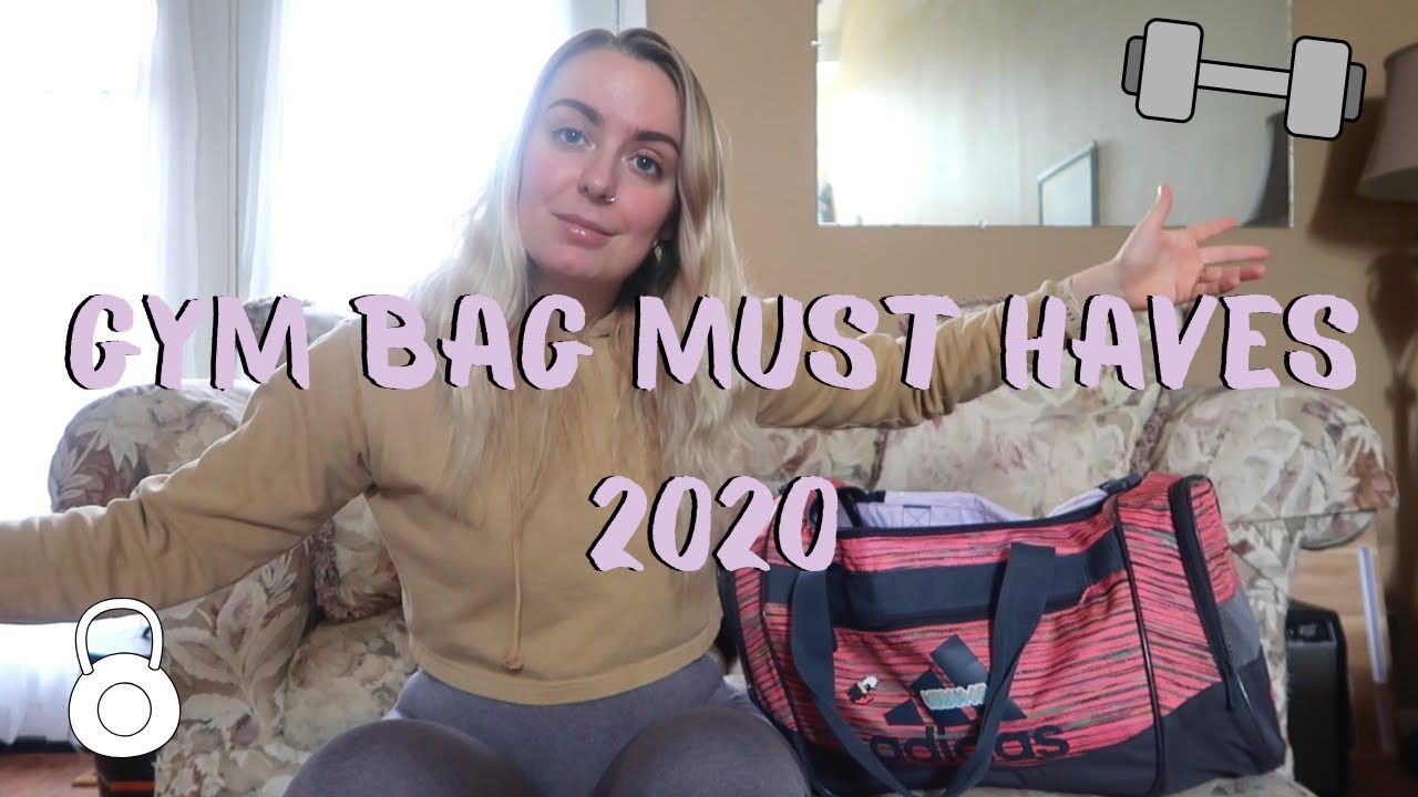 GYM BAG MUST HAVES What's In My Gym Bag 2020 YouTube
