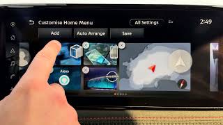 Nissan Ariya Nismo – How to Customize Homescreen