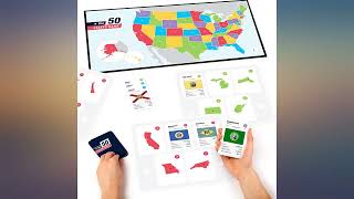The 50 States Game - US Geography Board Game - Educational Game for Kids & Adults - review screenshot 2