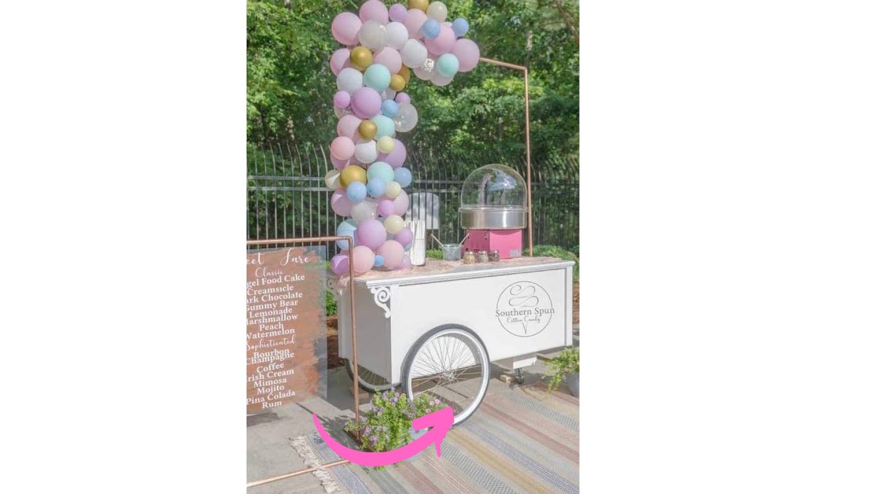 Woodworking Project How to Attach bicycle wheels to A Vendor Cart 