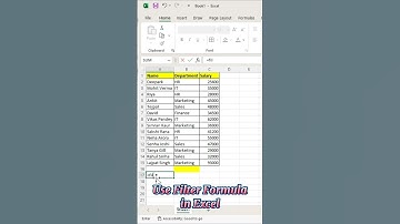 Use Filter Formula in Excel with New Tricks