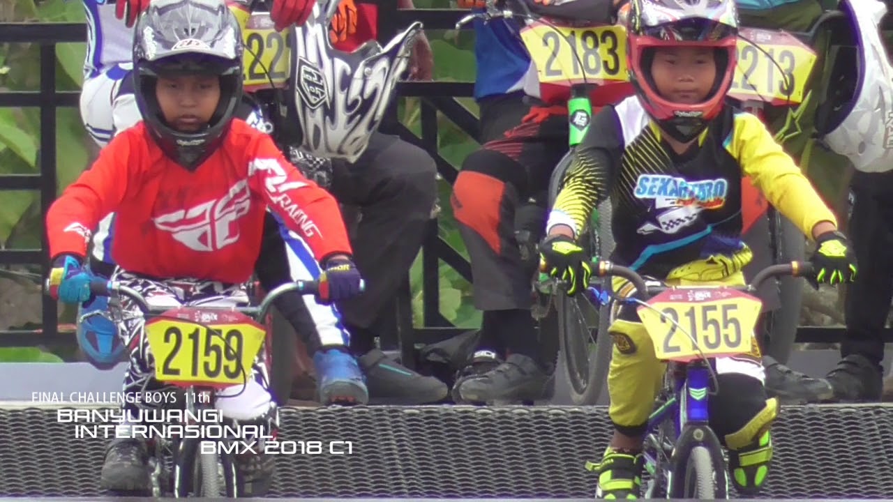 ROUND 1 FINAL  CHALLENGE BOYS 11th #BMX INTERNASIONAL BANYUWANGI  INDONESIA 2018