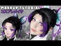 ☆ Shinobu Kocho Cosplay Makeup Tutorial Demon Slayer 鬼滅の刃   コスプレメイク ☆