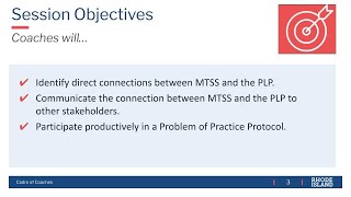 MTSS and the PLP