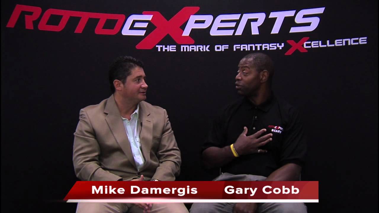 Mike Damergis with former LB Gary Cobb