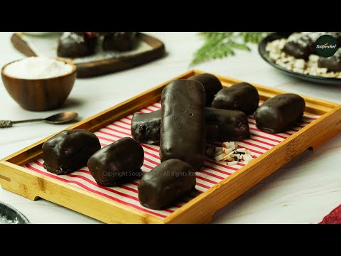 Bounty Bars | Chocolate Bar | Homemade Chocolate Bar #shorts | SooperChef