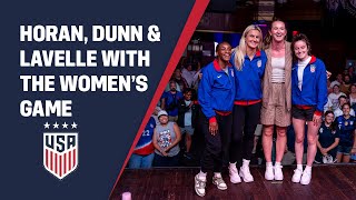 Lindsey Horan, Crystal Dunn, Rose Lavelle discuss USWNT's prep for 2024 Olympics