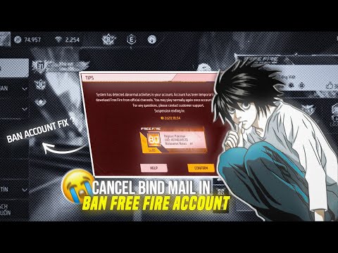How To Cancel Bind Mail In Ban Account Free Fire | Bind-Unbind Tutorial | Full Src & Easy Setup