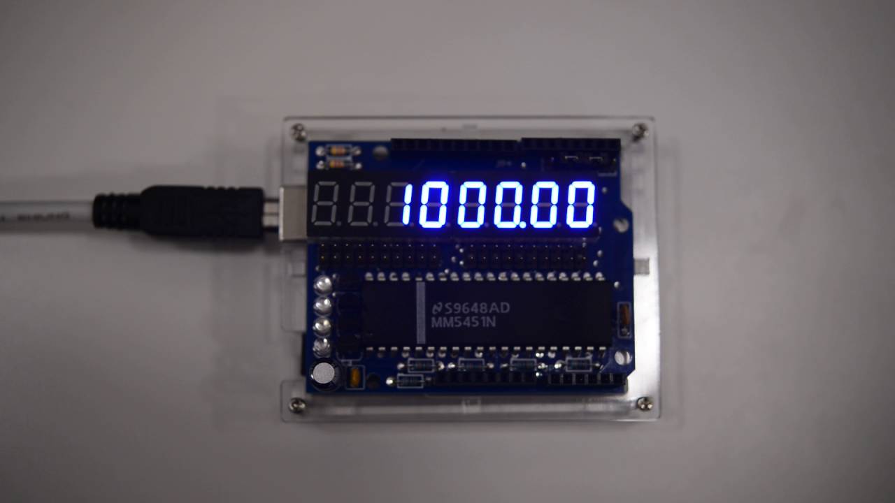 MM5451 Led Shield - YouTube
