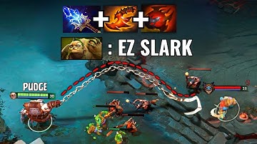 Slark Carry? Make room for Pudge! 21Kills in Immortal 7k MMR Dota 2