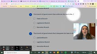 US Government & Constitution Test Read Aloud