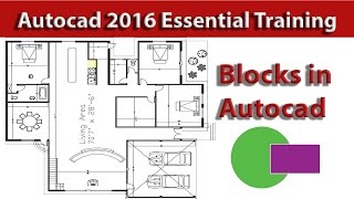Creating and Inserting Block AutoCAD Essential Training Tutorial 38