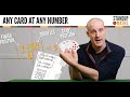 Any Card at Any Number magic trick - using maths!