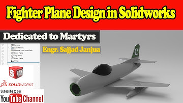 Fighter Plane Design in Solidworks | Solidworks Practice Tutorials