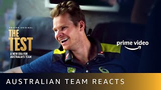 The australian cricket team reacts to being jeered by england fans
during test series against at edgebaston.watch now 'the -a new era of
au...