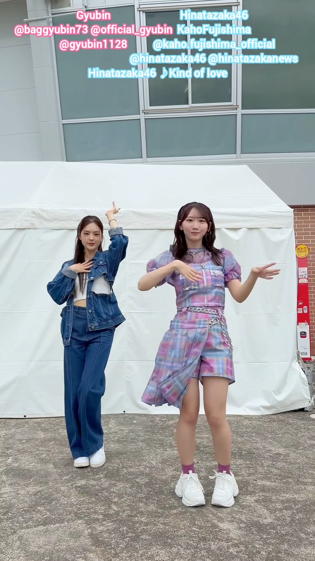 日向坂46 藤嶌果歩 Gyubinさんと『Kind of love』踊ってみた♪Dance