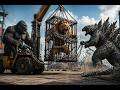 King Kong &amp; Godzilla vs Lion Man – Ultimate Titan Battle