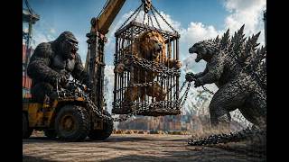 King Kong & Godzilla vs Lion Man – Ultimate Titan Battle