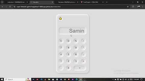CS50 Final Project: Calculator