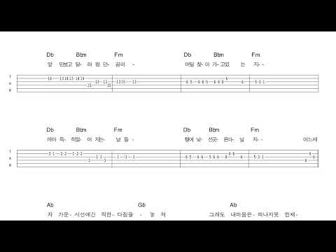 It's Okay (Melody TAB) - Cho Yong Pil
