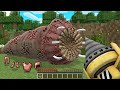 I BROKE GIANT WORM.EXE with a DRILL ! Scary Worm in Minecraft - Coffin Meme gameplay