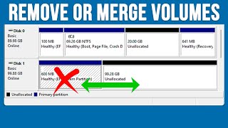 How to Remove or Merge Extra Volumes from Your Hard Drive that Disk Management Can't Delete