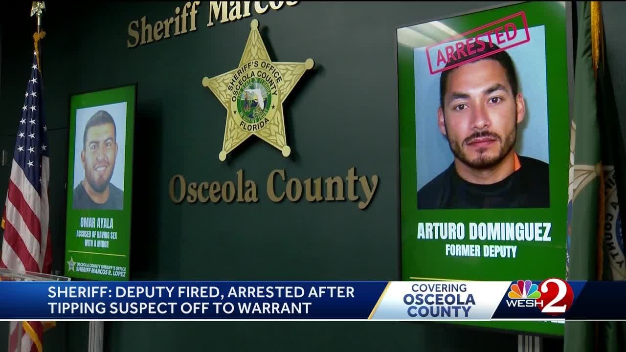 Sheriff Osceola Deputy Aided Suspect Accused Of Unlawful Sexual Activity With Minor Youtube 