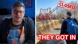 They Snuck Into the Closed Six Flags America...TWICE