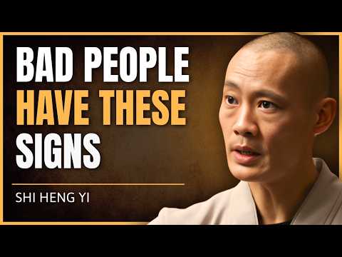 BEAWARE! 😒 10 EVIDENT Signs that there is a EVIL person next to you | Shi Heng Yi wisdom