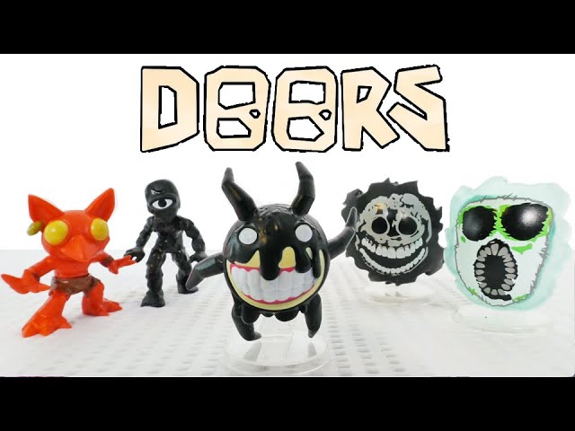 🌟 ROBLOX DOORS MINI FIGURES FROM PHAT MOJO ! Screech, Seek, Rush