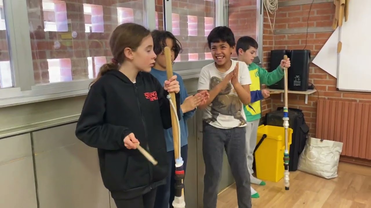 Interpretació rítmica amb pals de taps 5è 02