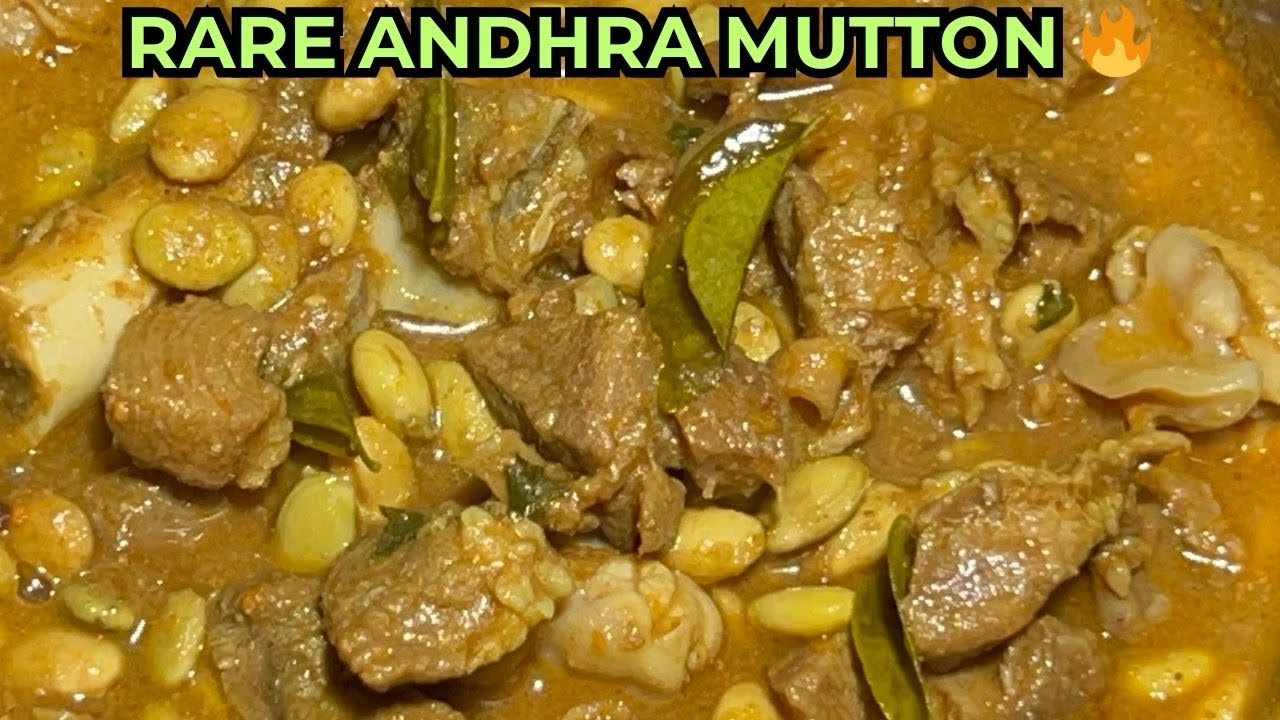 Mutton Anapaginjalu Curry | Rare Andhra Village Style Mutton Recipe