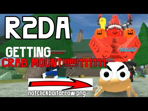 R2da Getting The Crab Mount Summer Quest 1 2 0a Youtube - r2da crab king airstrike 2 roblox youtube