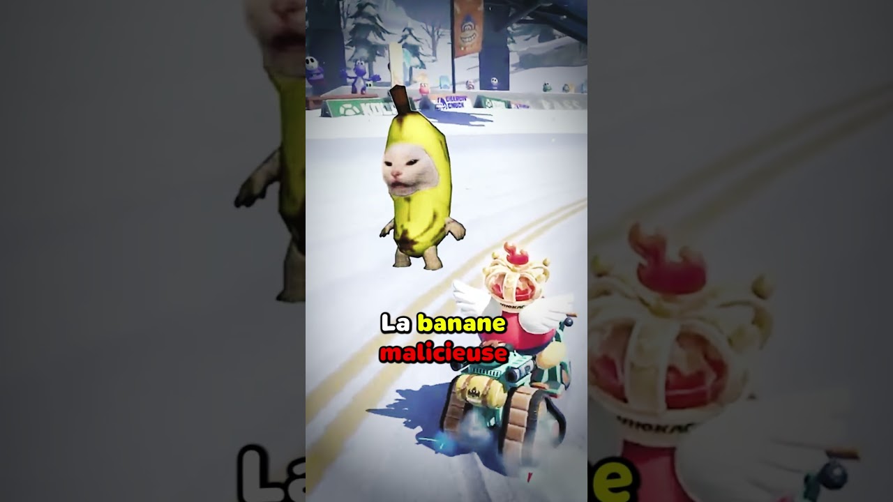 Ne Roulez JAMAIS sur la Banane Malicieuse... 🍌😈 #mariokart #mariokartworld