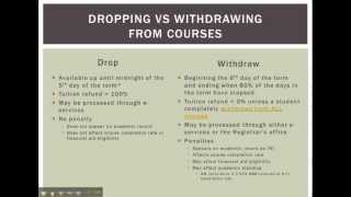 Understanding Drop Vs. Withdraw