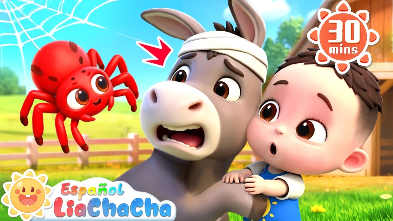 A Mi Burro le Duele la Cabeza | LiaChaCha en Español - Canciones Infantiles